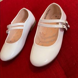 Size 10 Christie & Jill dress white shoes toddler